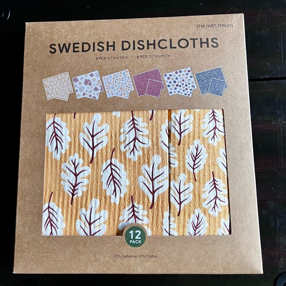 Swedish Dishcloths 12 Pcs